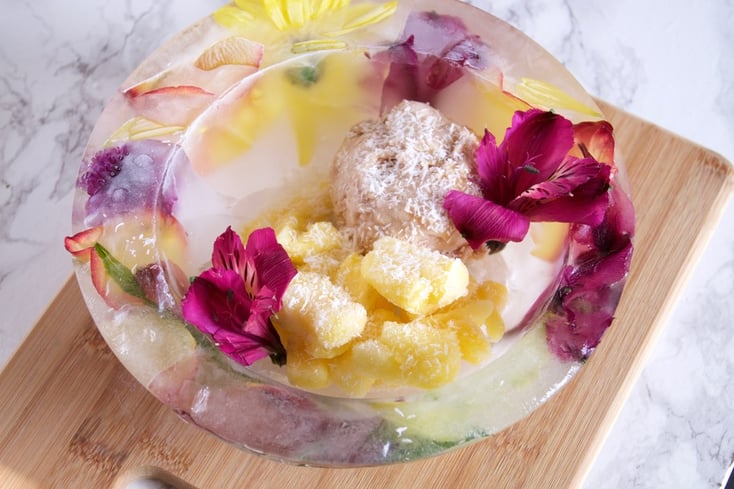 Flower Ice Bowls