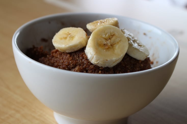 Chocolate Banana Breakfast Quinoa