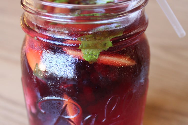 Take Your Drinks to the Next Level With These Sangria Ice Cubes 3 Sangria Ice Cubes