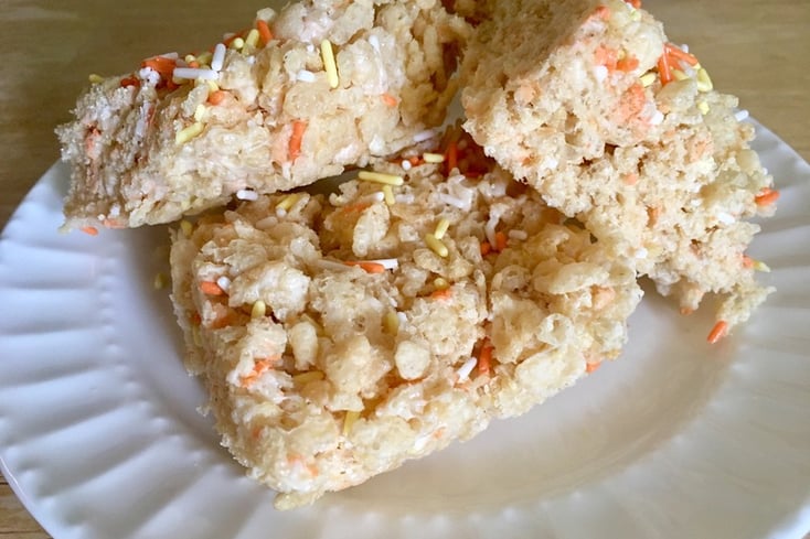 Vegan Halloween Rice Krispie Treats