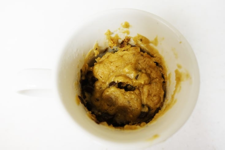 Vegan Peanut Butter Mug Cake 