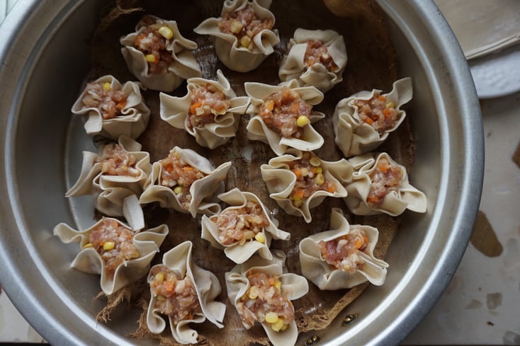 Homemade Siu Mai 