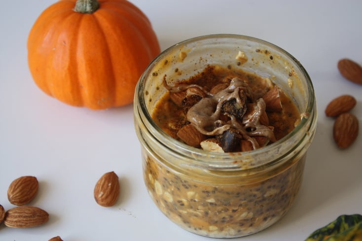 Pumpkin Pie Overnight Oats