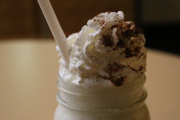 Apple Cider Ice Cream Float