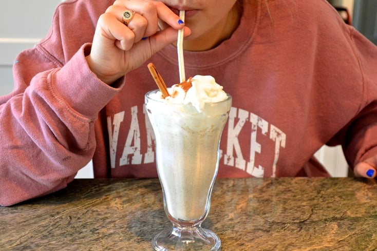 3. Pumpkin Milkshake 