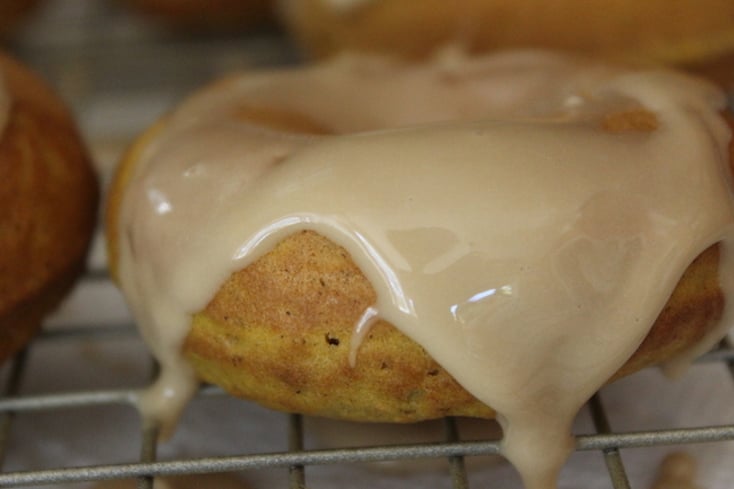 Pumpkin Spice Latte Bacon Donuts