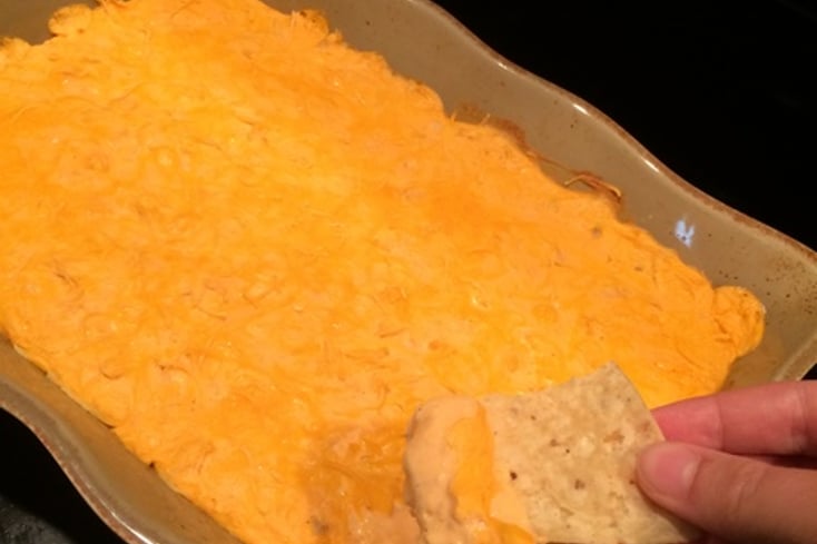 The Most Dope Buffalo Chicken Dip 