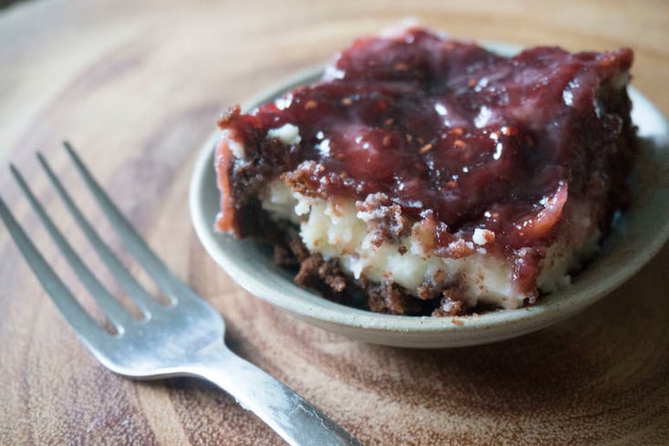 No-Bake Maple-Cherry Cheesecake