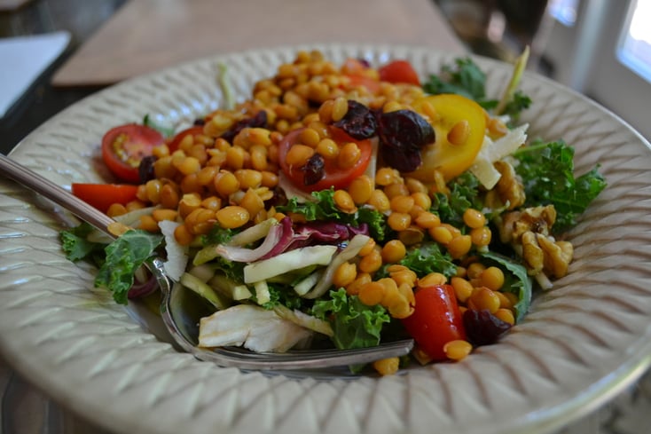 Lentil Walnut Salad 