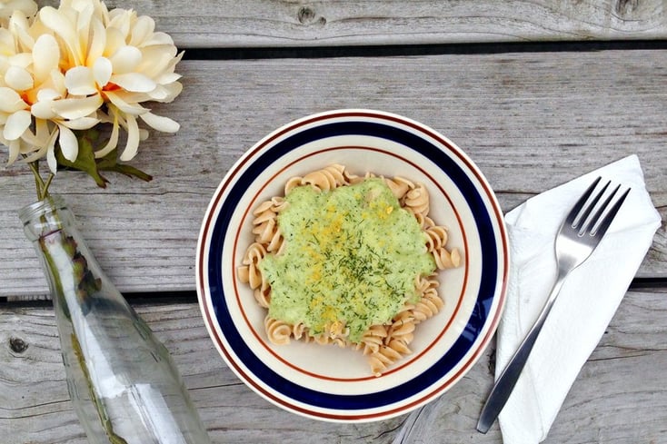 Vegan Zucchini Cream Sauce