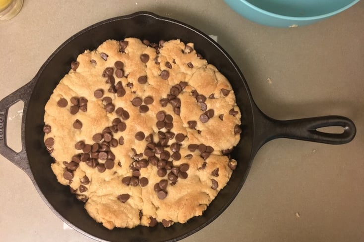 Chocolate Chip Skillet Cookie