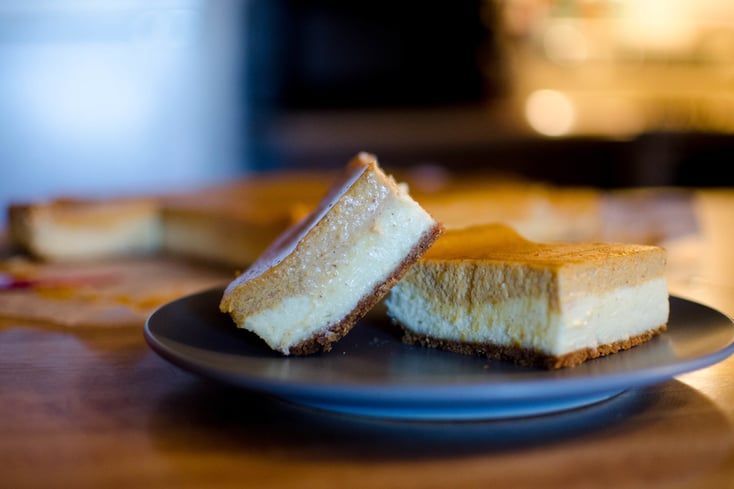 Pumpkin Cheesecake Bars 