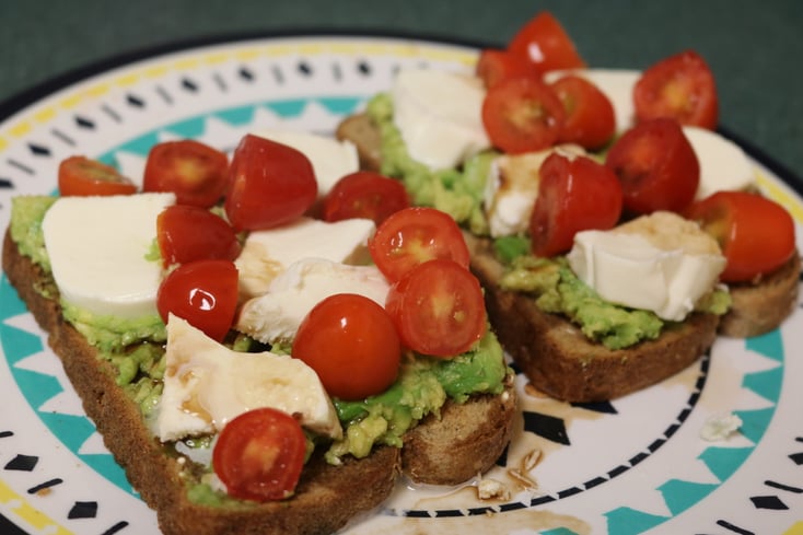 Caprese Avocado Toast