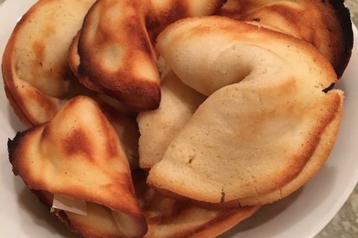 Homemade Fortune Cookies