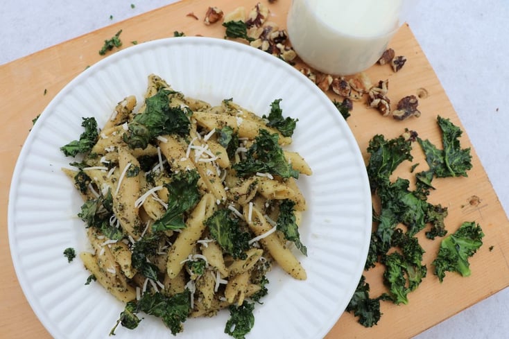 Kale Pesto Pasta