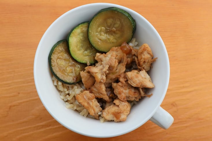 Zucchini Chicken and Rice