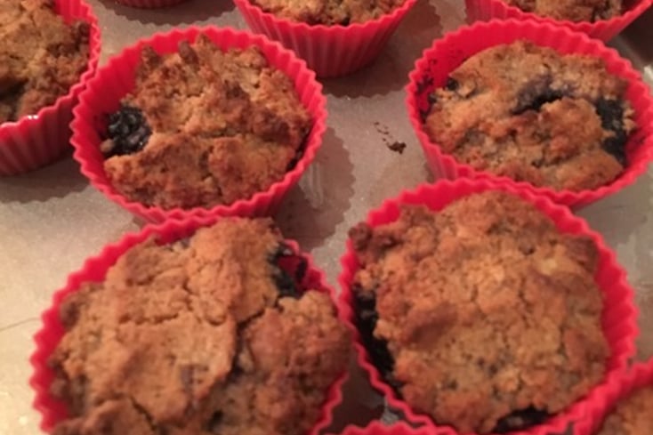 Paleo Blueberry Muffins