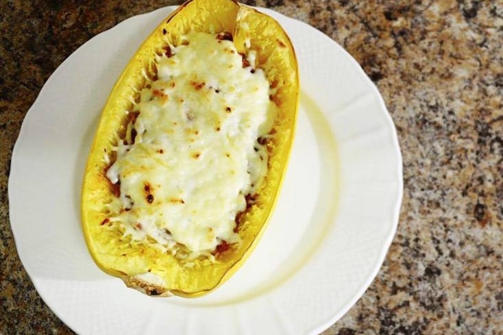 The Go-To Lasagna If You're Ditching Carbs 3 Spaghetti Squash Lasagna Boats