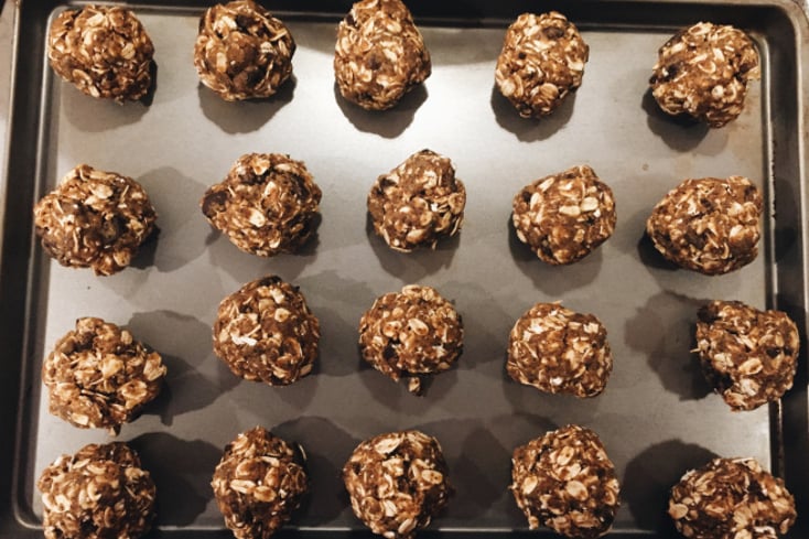 Peanut Butter Chocolate Chip Protein Bites