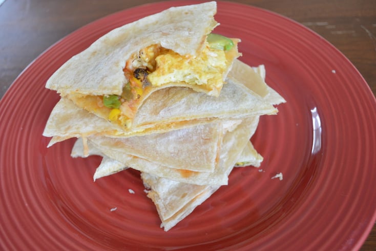 Spicy Breakfast Quesadilla