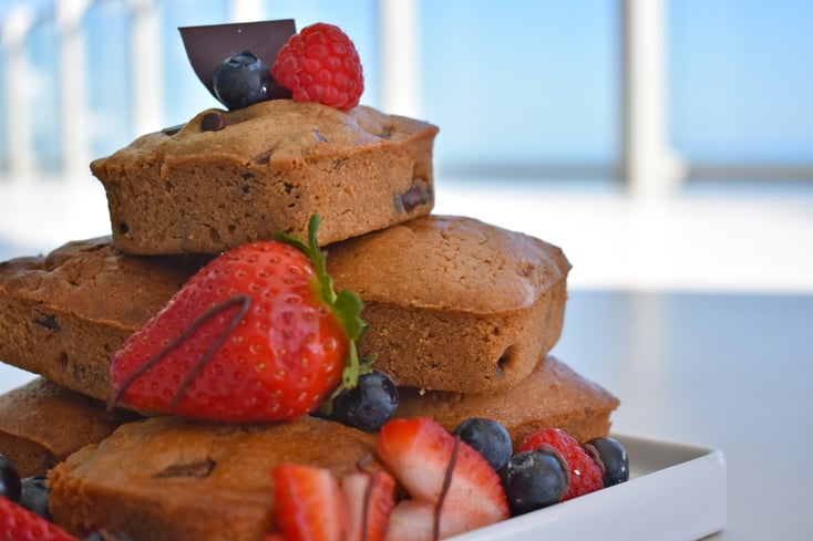 Quinoa Almond Butter Blondies