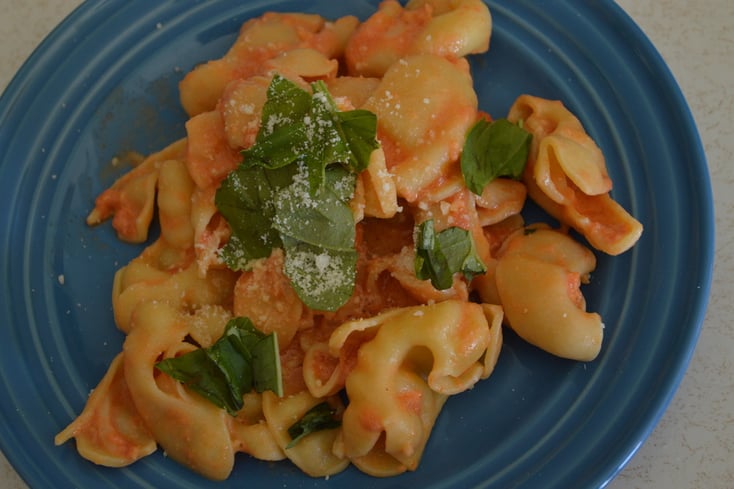 Festoni Pasta with Vodka Sauce