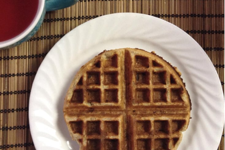 Banana Bread Waffles