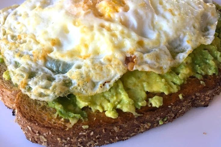 Fried Egg Avocado Toast 