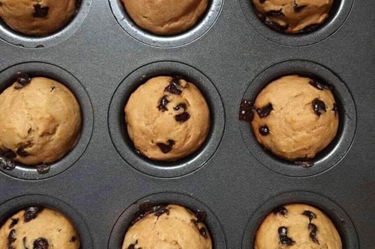 Healthy Chocolate Chip Muffins
