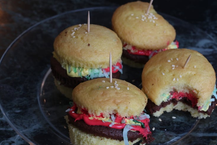 Hamburger Cupcakes