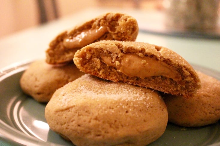 These Peanut Butter Stuffed Cookies Will Mend The Cracks In Your Heart 3 Peanut Butter Stuffed Cookies