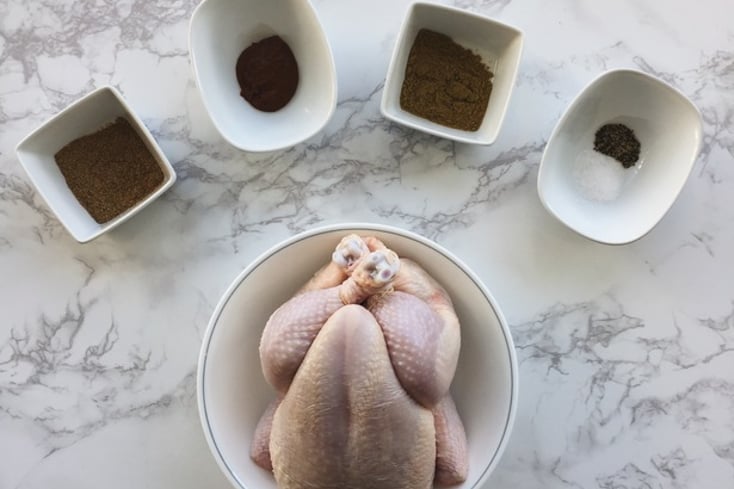 Tender Baked Chicken with Middle Eastern Spices  