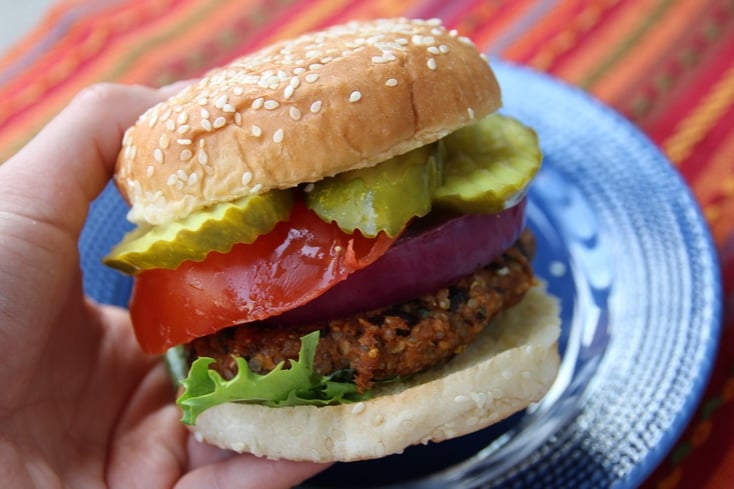 Black Bean and Sweet Potato Burgers 