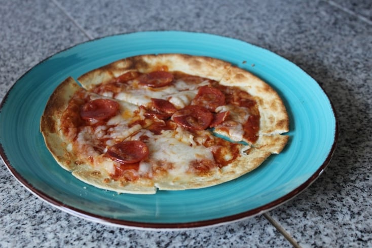 Tortilla Crust Pizza