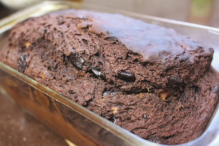 Double Chocolate Chunk Banana Bread