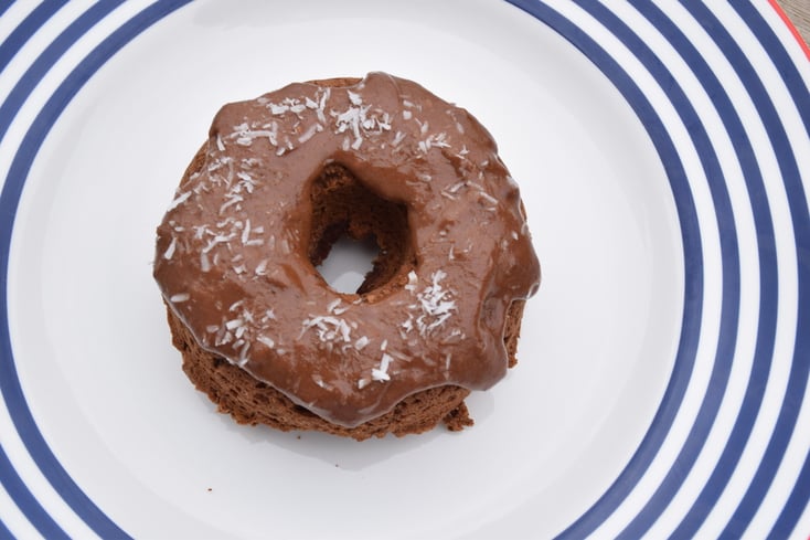 Chai Mylk Donuts with Chocolate Frosting
