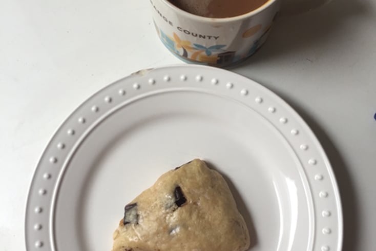 Strawberry Coconut Scones