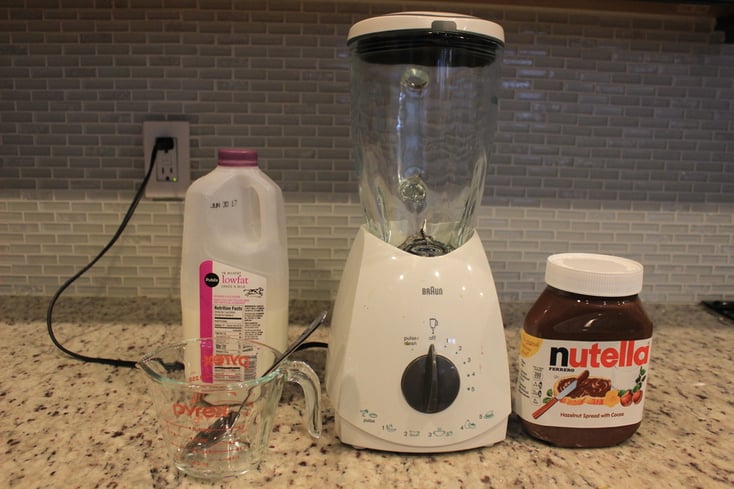 Nutella Chocolate Milk