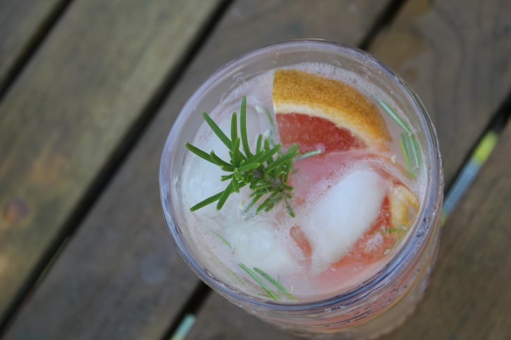 Grapefruit Rosemary Mojito