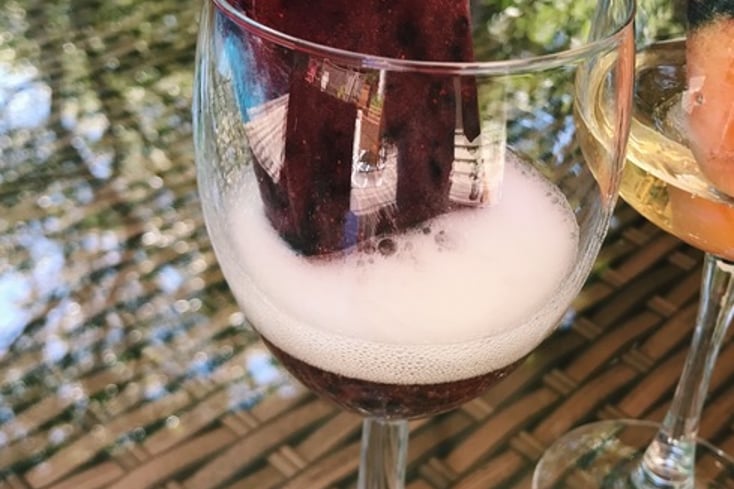 2. Blueberry Wine Pops