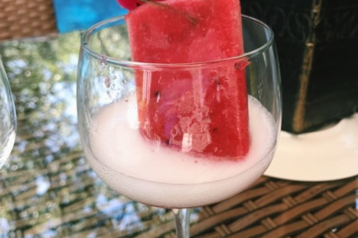 3. Strawberry Ros Rosemary Pops