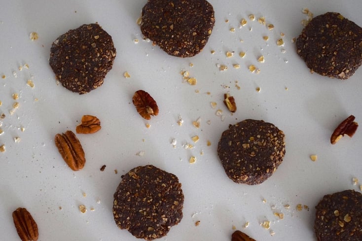 Chocolate Espresso Pecan Cookies