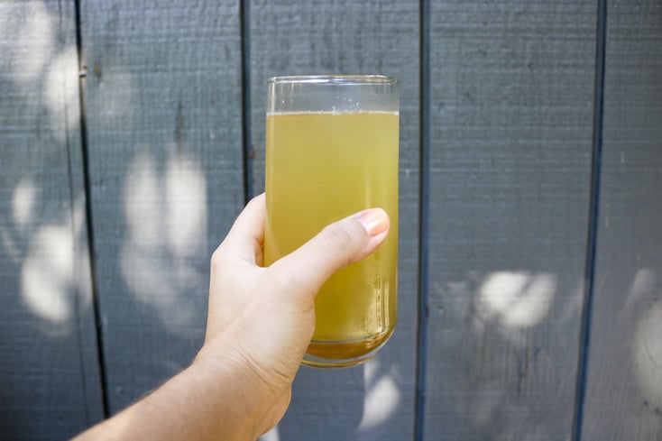 Homemade Starbucks Green Tea Lemonade