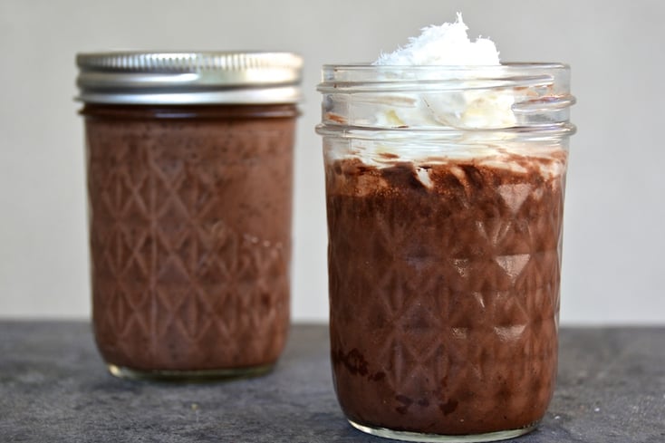 Coconut Chocolate Chia Pudding