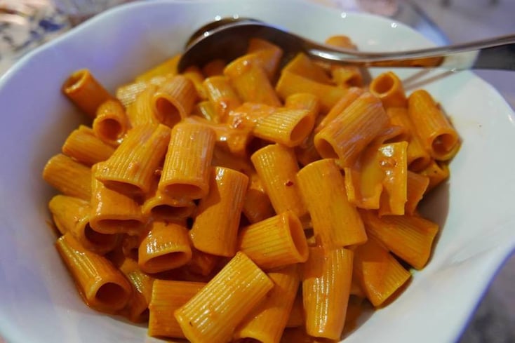 Spicy Rigatoni Vodka