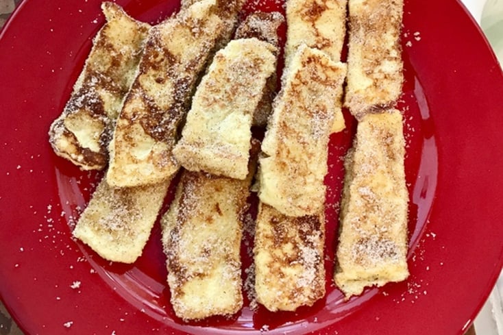 Cinnamon French Toast Sticks