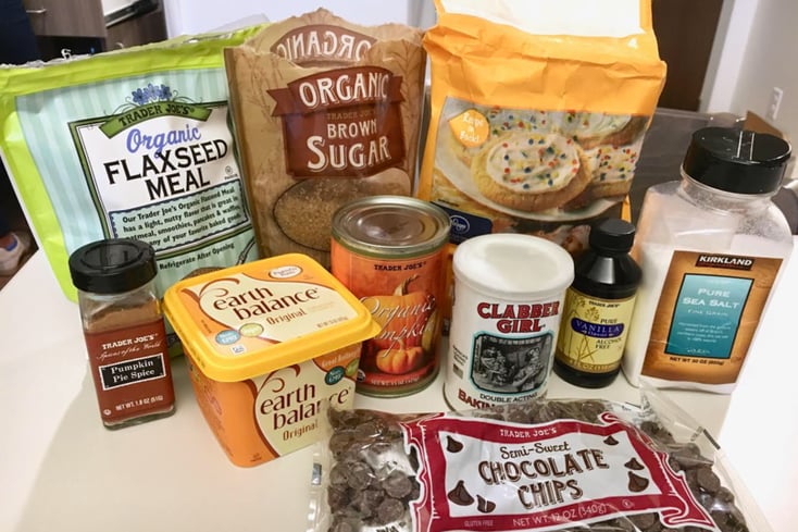 Vegan Chocolate Chip Pumpkin Muffins
