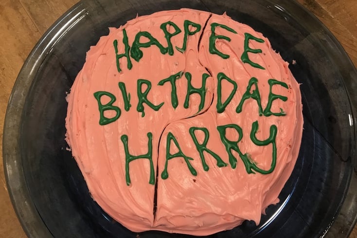 Harry's 11th Birthday Cake