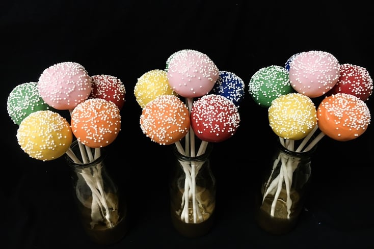 Rainbow Cake Pops