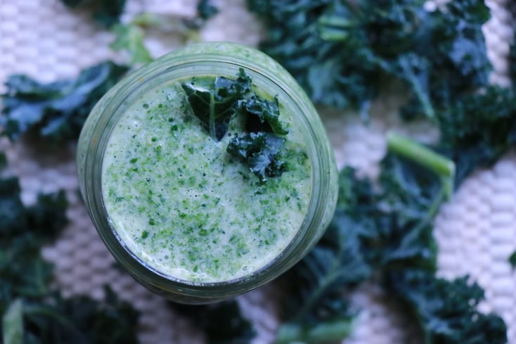 1. Kale and Spinach Smoothie